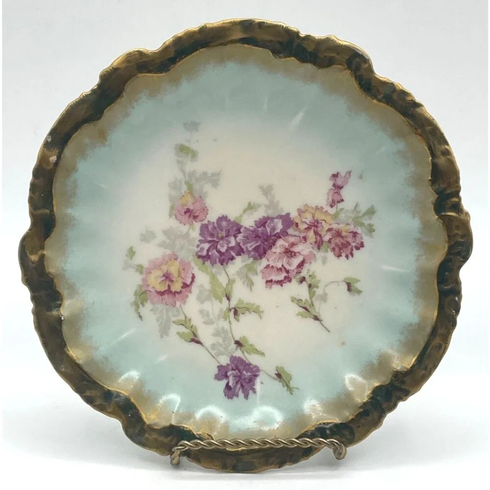 Set Of 5 Antique COIFFE Barny & Rigoni Limoges Plates 7